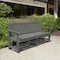 Highwood Usa 6ft Commercial Grade Garden Bench Outdoor Furniture for Patio, Yard and Garden CM-BENSQ62-CGE - alternate 2